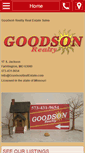 Mobile Screenshot of goodsonrealestate.com